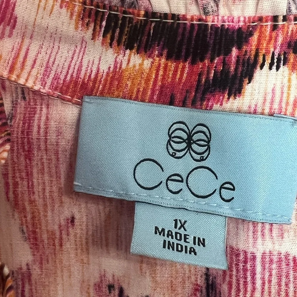 CeCe Vibrant Floral Kids Dress